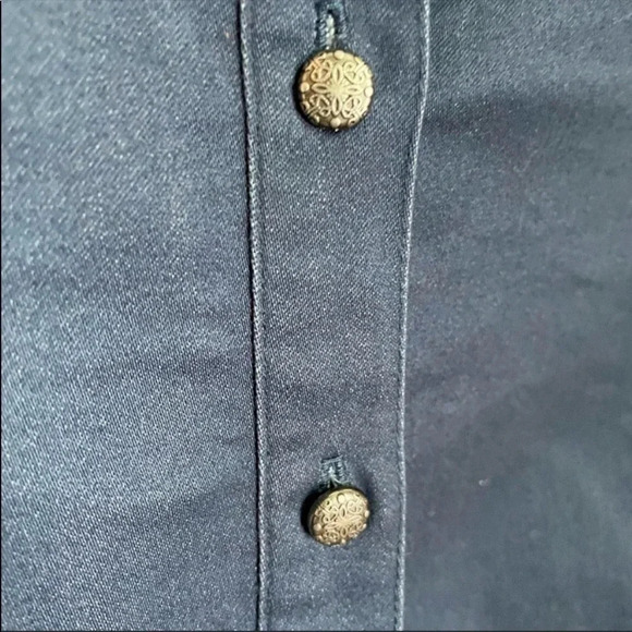 J. Jill Blue Stretch Shift Dress Size XS Petite - Picture 4 of 6